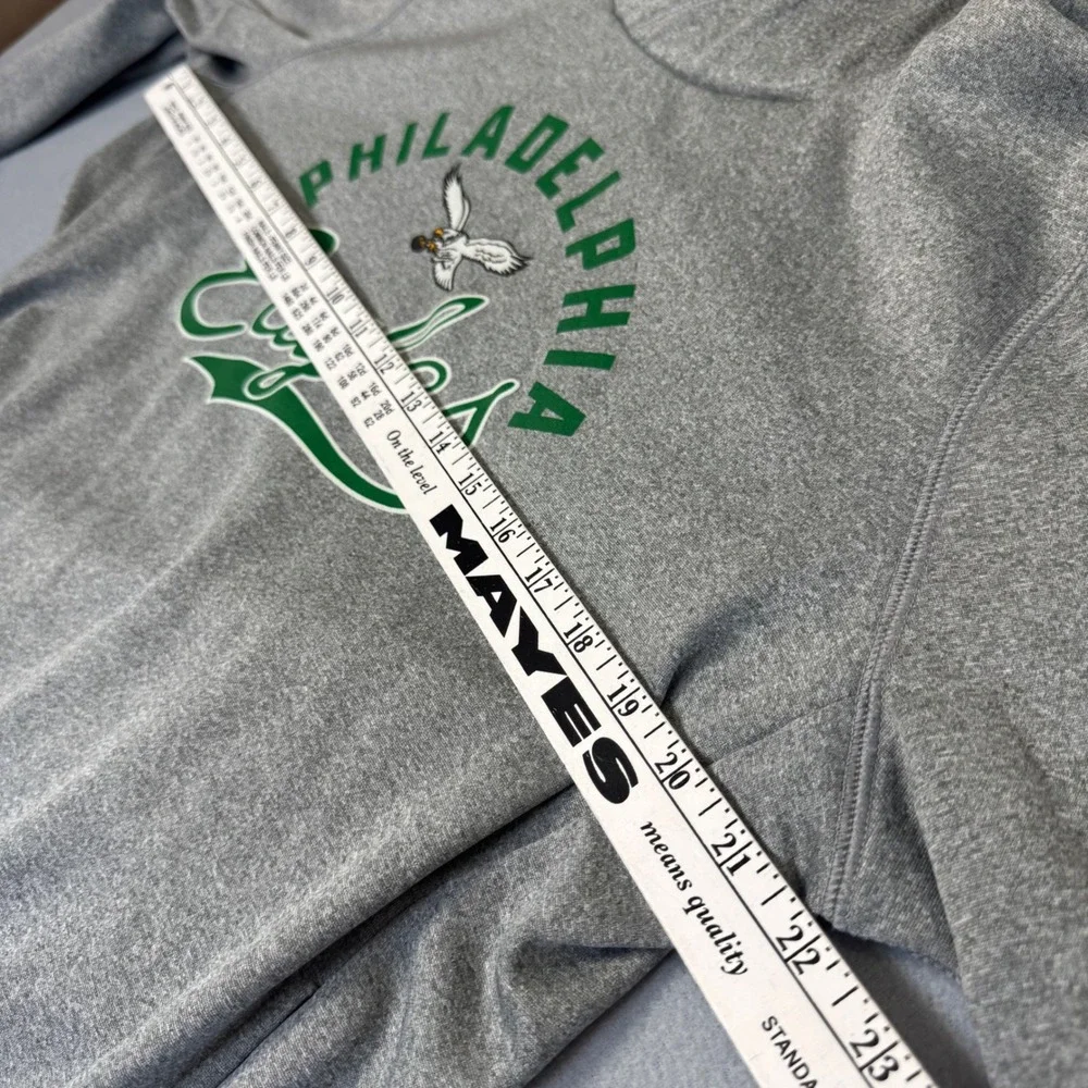 Nike Philadelphia Eagles Hoodie Fan Gear Womens Large NFL Football Pullover Gray